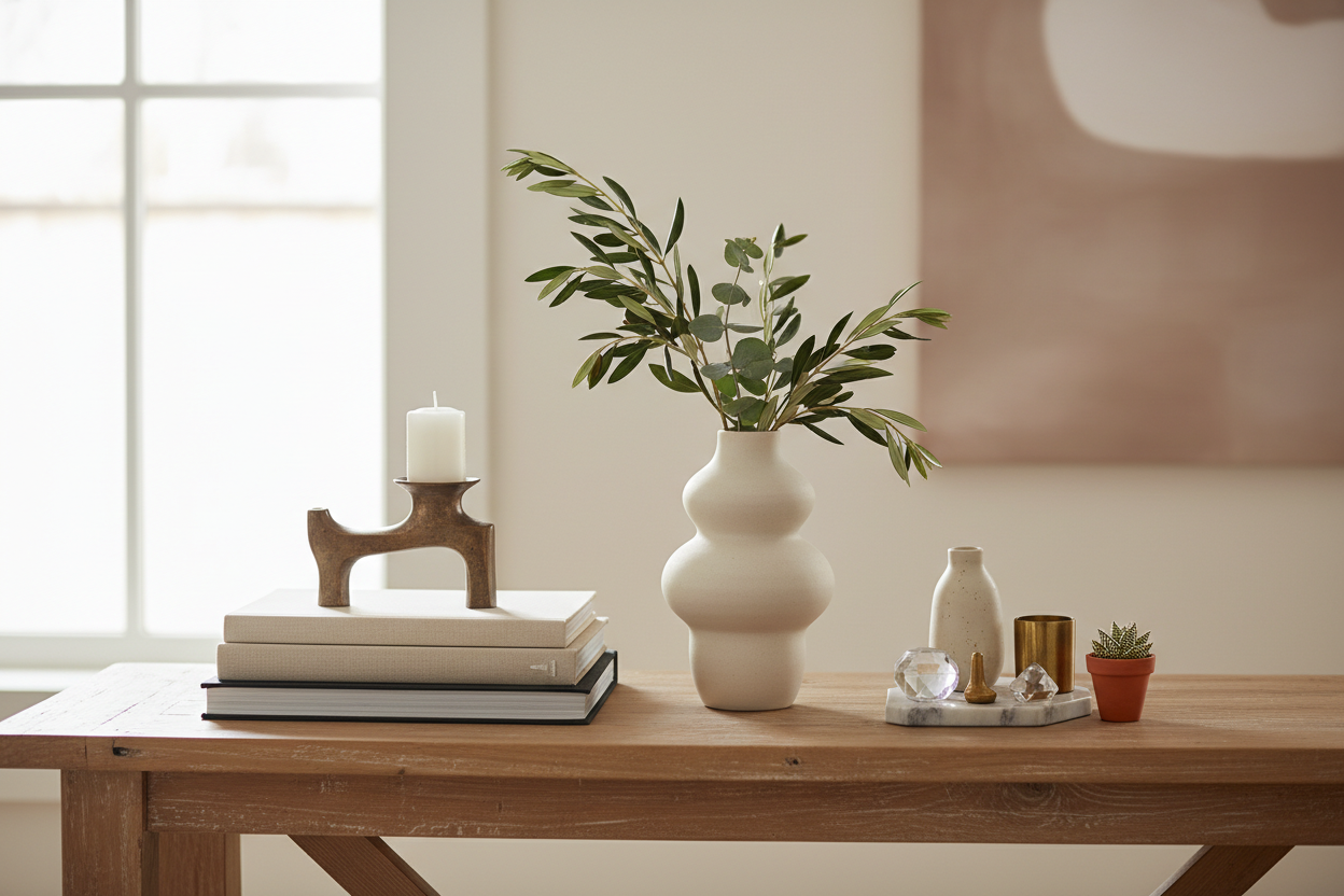 Creating Visual Balance With Tabletop Décor