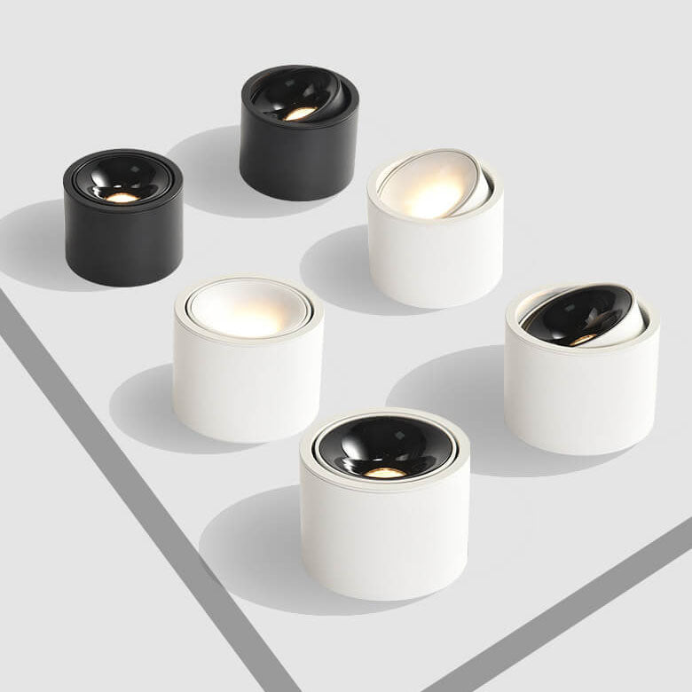 Ceiling Spotlight LED Adjustable Surface Mount Aluminium Minimalist Living Room Kitchen