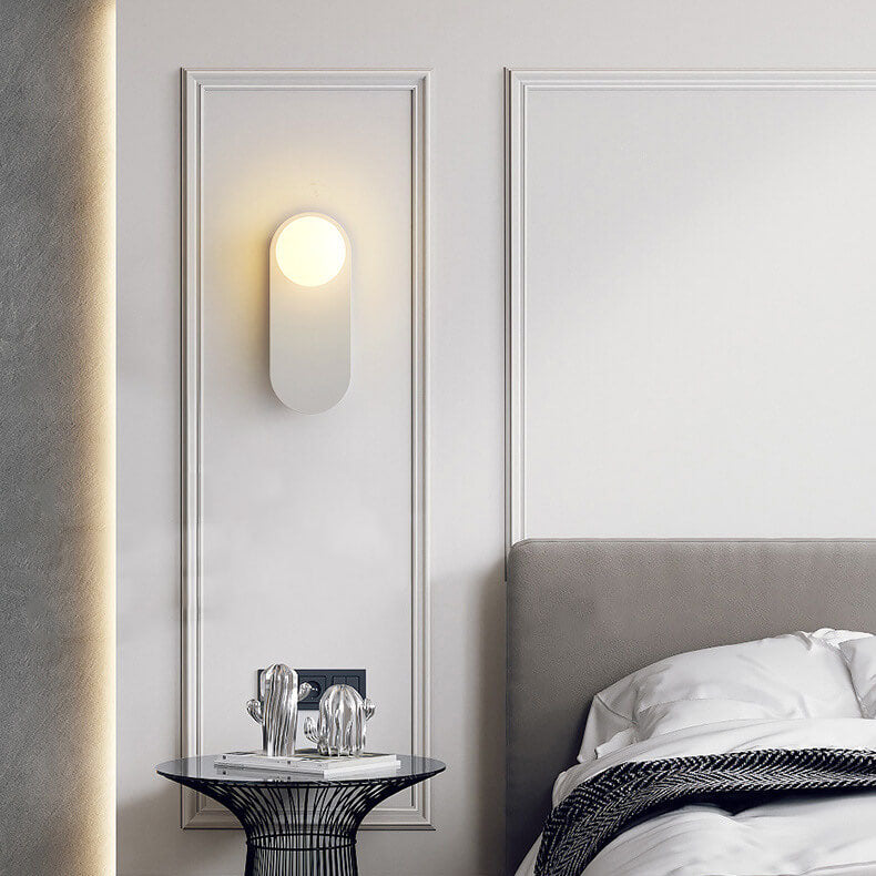 Wall Light Sconce Glass Ring Base G9 Nordic Minimalist Hallway Bedroom Living Room