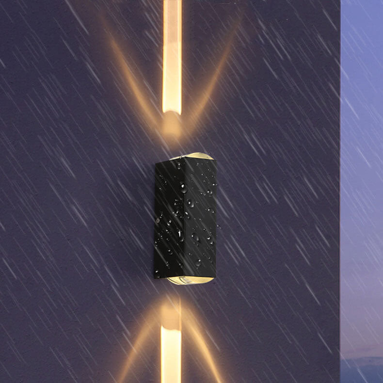 Outdoor Wall Light LED Up Down Aluminium Patio Modern Minimalist Garden