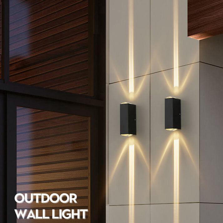 Outdoor Wall Light LED Up Down Aluminium Patio Modern Minimalist Garden