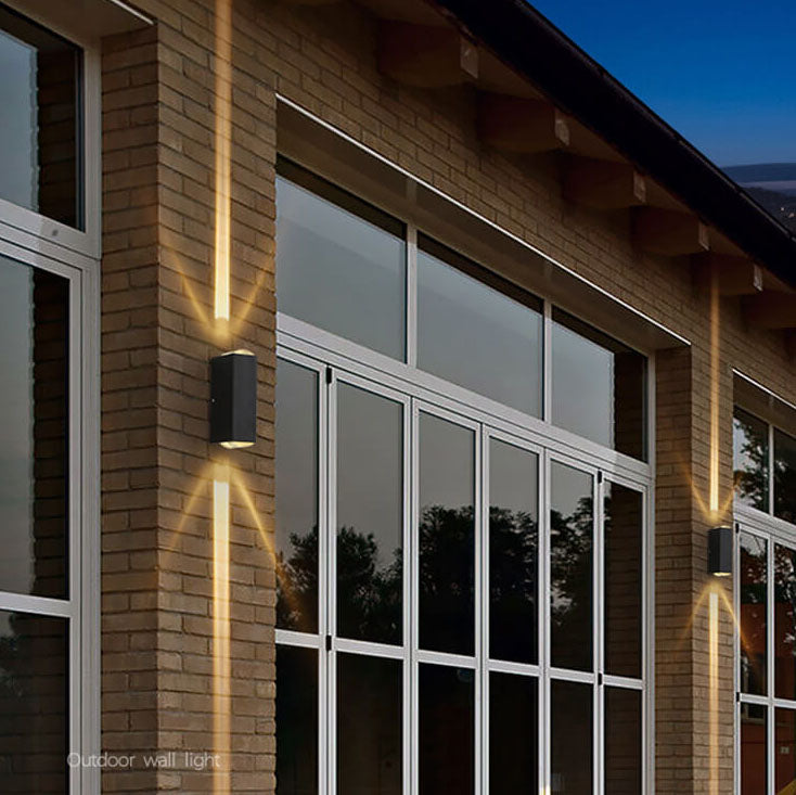 Outdoor Wall Light LED Up Down Aluminium Patio Modern Minimalist Garden