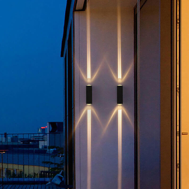 Outdoor Wall Light LED Up Down Aluminium Patio Modern Minimalist Garden
