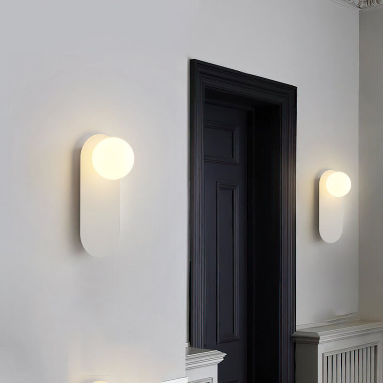 Wall Light Sconce Glass Ring Base G9 Nordic Minimalist Hallway Bedroom Living Room