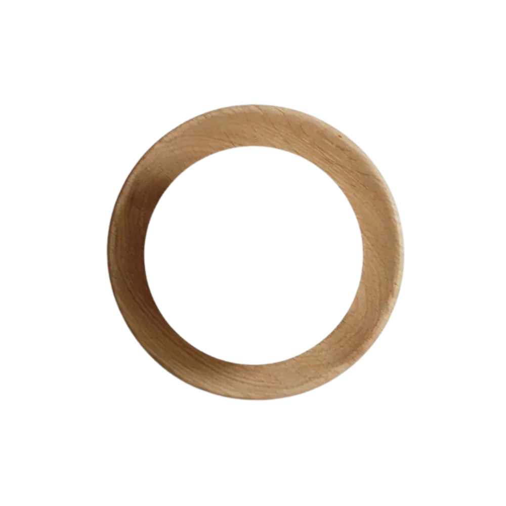 Wall Light LED Solid Wood Round Disc Minimalist Nordic Bedroom Hallway Reading