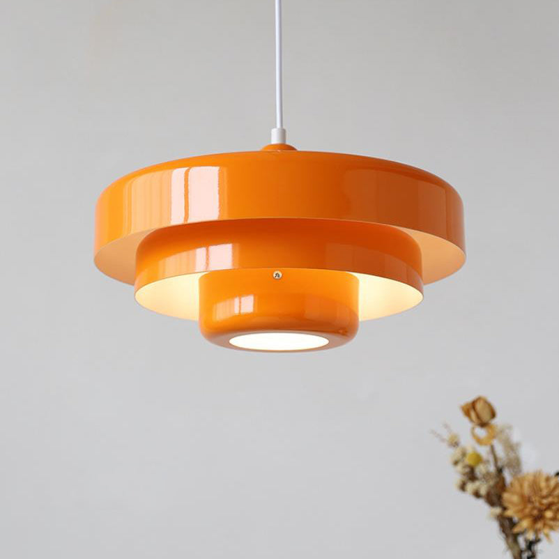 Pendant Light Multi Layered Round Metal Vintage Nordic Kitchen Island Dining Living Room