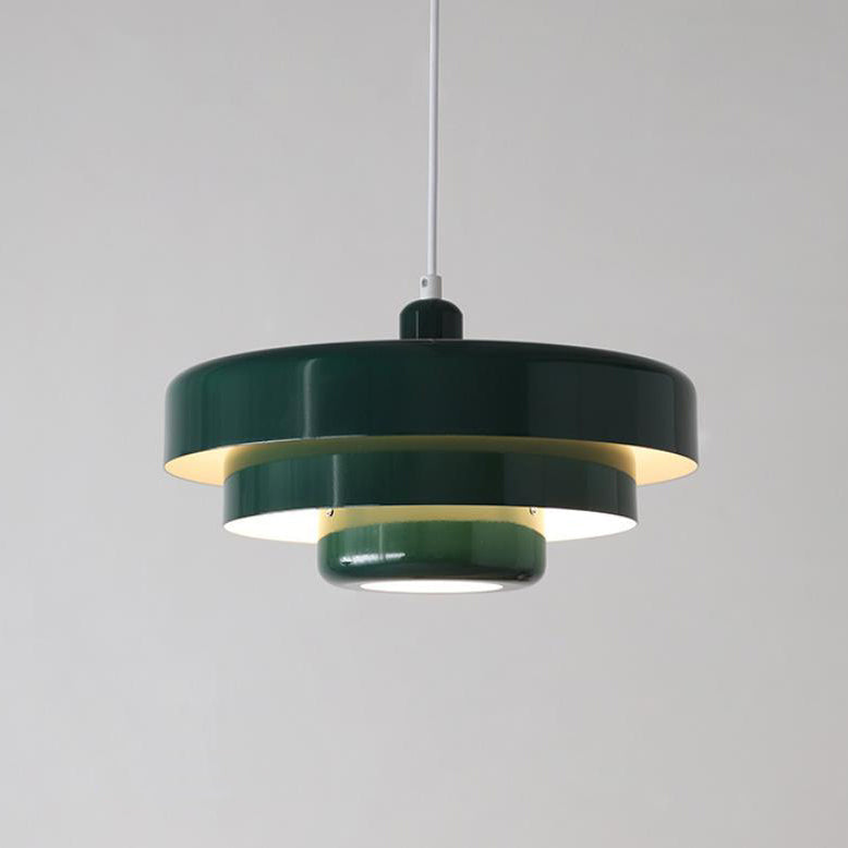 Pendant Light Multi Layered Round Metal Vintage Nordic Kitchen Island Dining Living Room