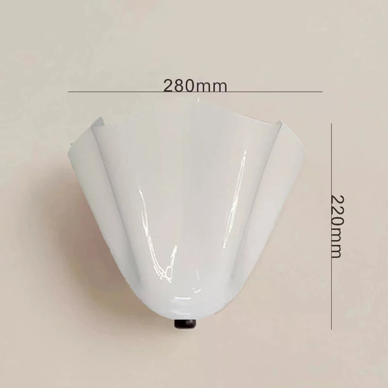 Coloured Frosted Glass Wall Lamp E14 for Bedside and Hallway
