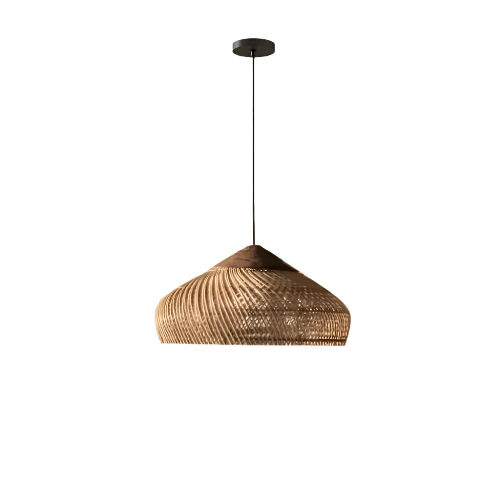 Pendant Light Woven Rattan Dome Bohemian Dining Room Kitchen Island Bedroom