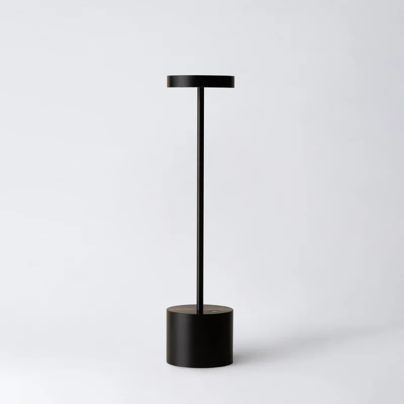 Cordless Table Lamp LED Aluminium Slim Stem Rechargeable Dimmable IP54 Restaurant Dining Bedside