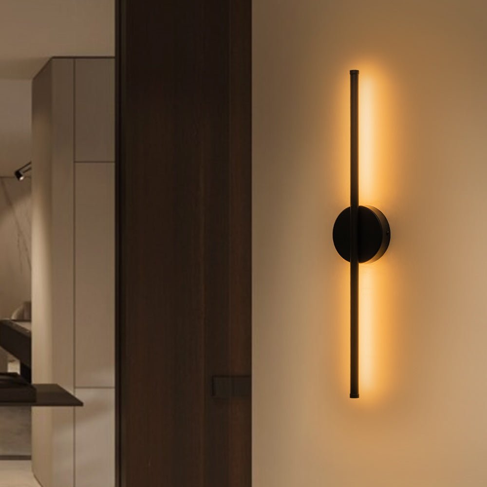 Aluminium Wall Light with Vertical LED Light Bar