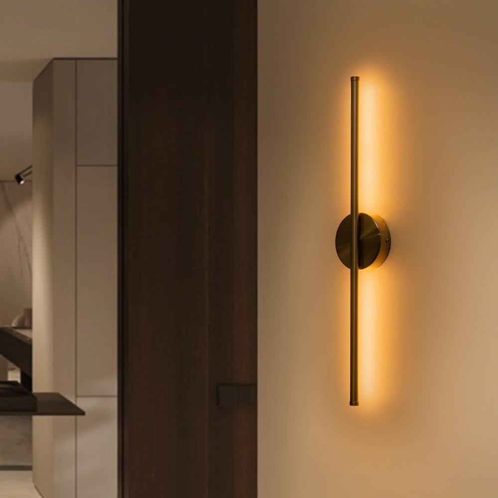 Aluminium Wall Light with Vertical LED Light Bar