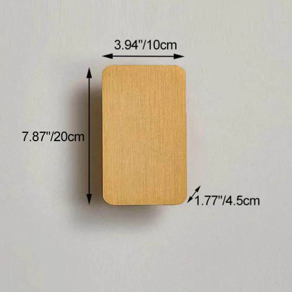 Wall Light LED Aluminium Rectangular Flat Panel 2 Light Nordic Hallway Bedroom Reading