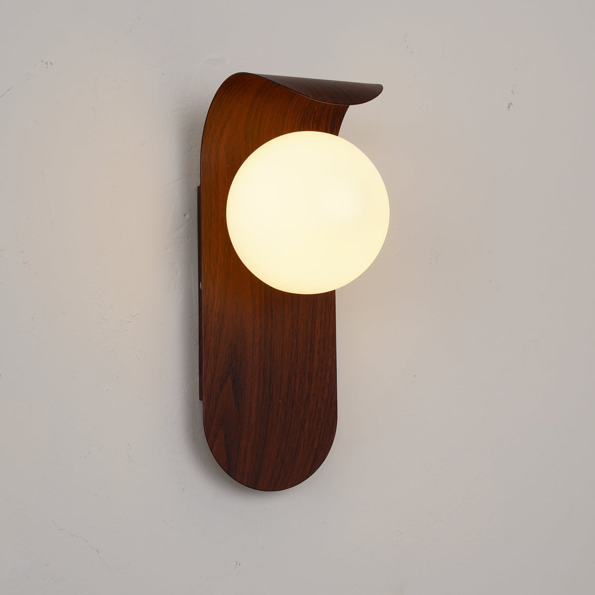 Wall Light LED Iron Wood Accent Bar Minimalist Nordic Bedroom Hallway Office