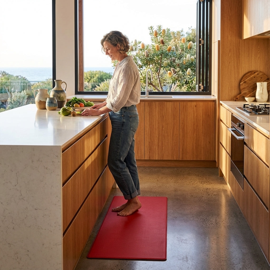 Cushioned Kitchen Floor Mat with Non-Slip Backing