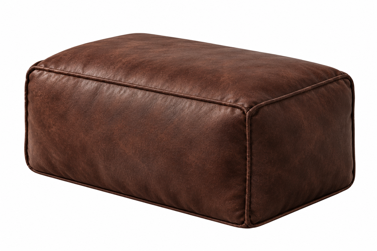 Bean Bag Sofa Cover Ergonomic Lounge Seat with Matching Stools