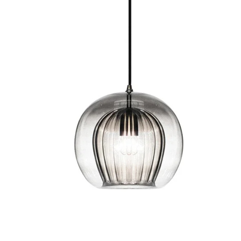 Double Layer Glass Pendant Light