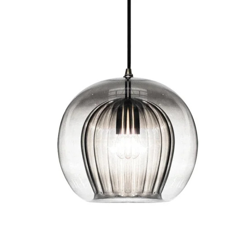 Double Layer Glass Pendant Light