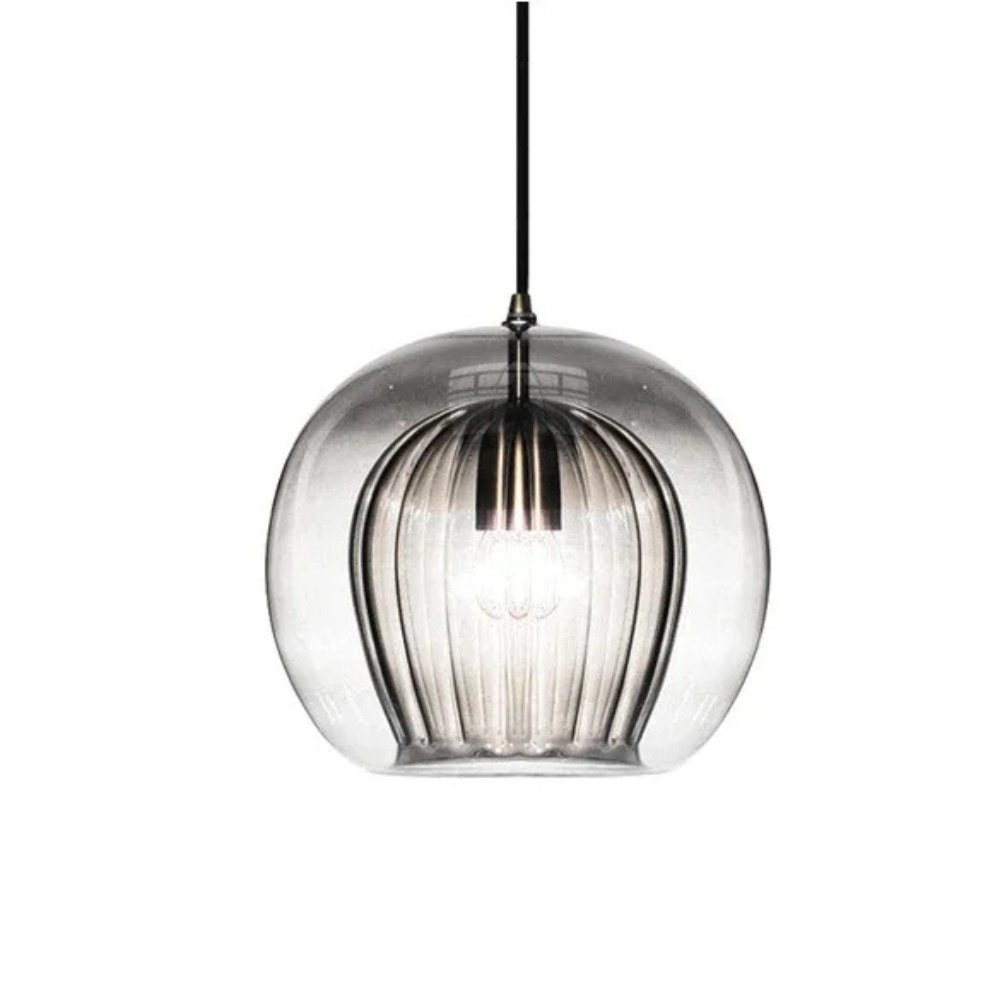 Double Layer Glass Pendant Light