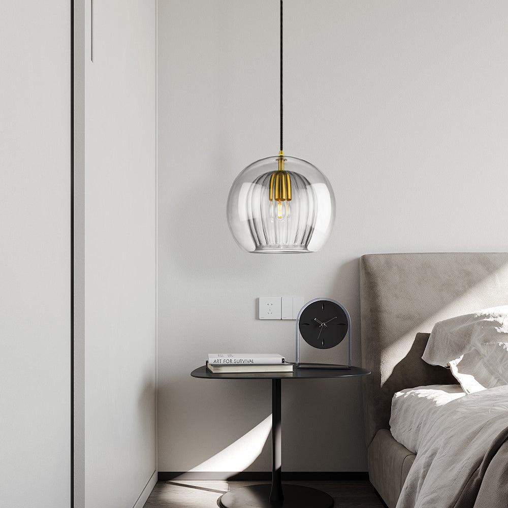 Double Layer Glass Pendant Light