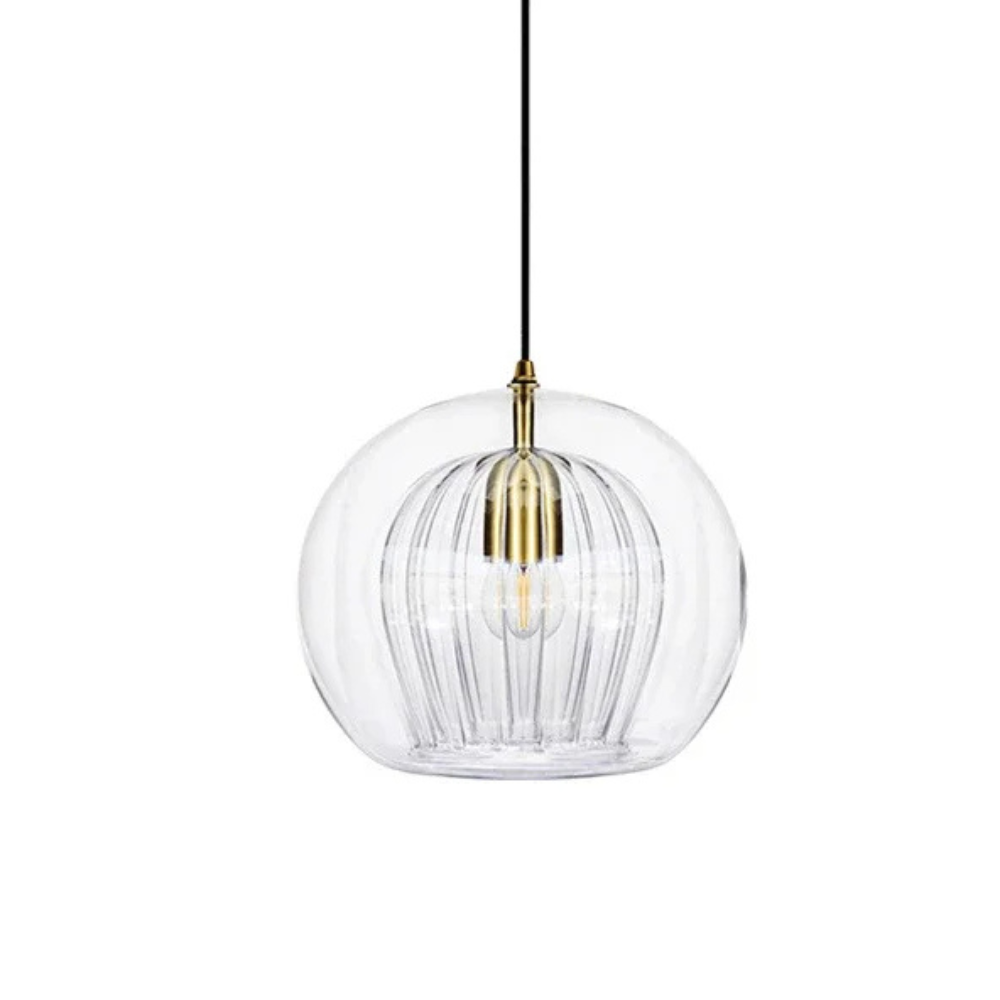 Double Layer Glass Pendant Light