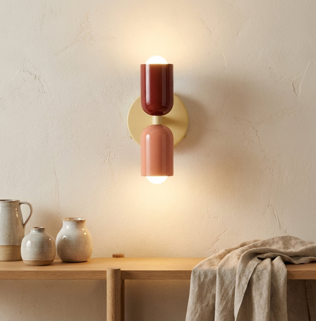 Double Cylinder Up Down Wall Light