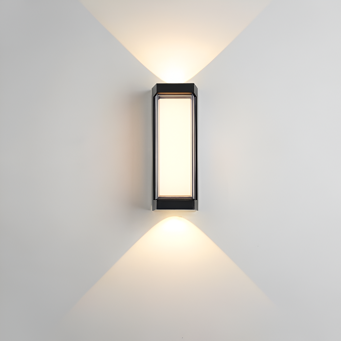 Outdoor Wall Light LED Up Down Acrylic Minimalist Garden Patio Porch Entryway