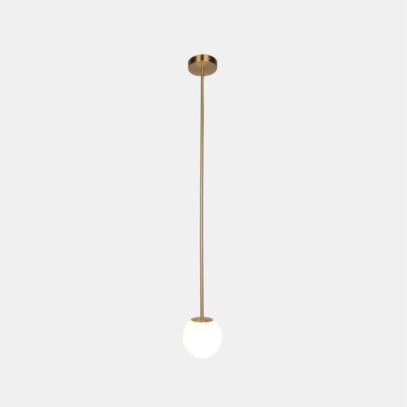 Frosted Glass Globe Pendant Light