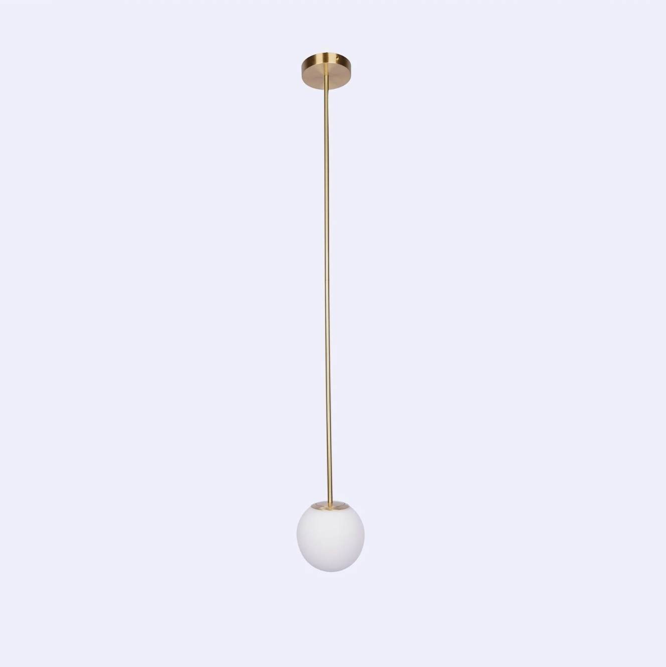 Frosted Glass Globe Pendant Light