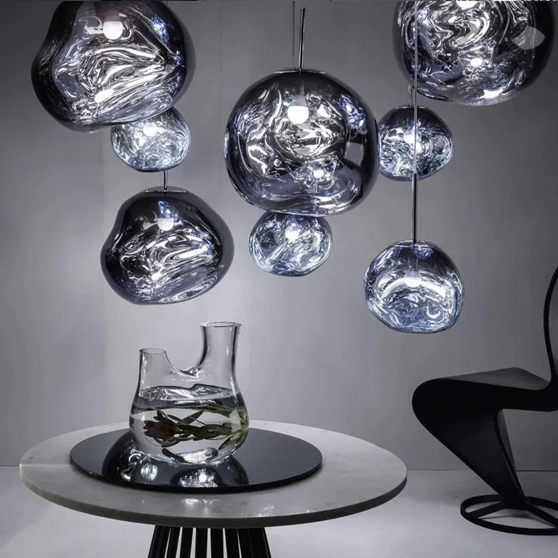 Hanging Pendant Light Metal Acrylic Ceiling Light