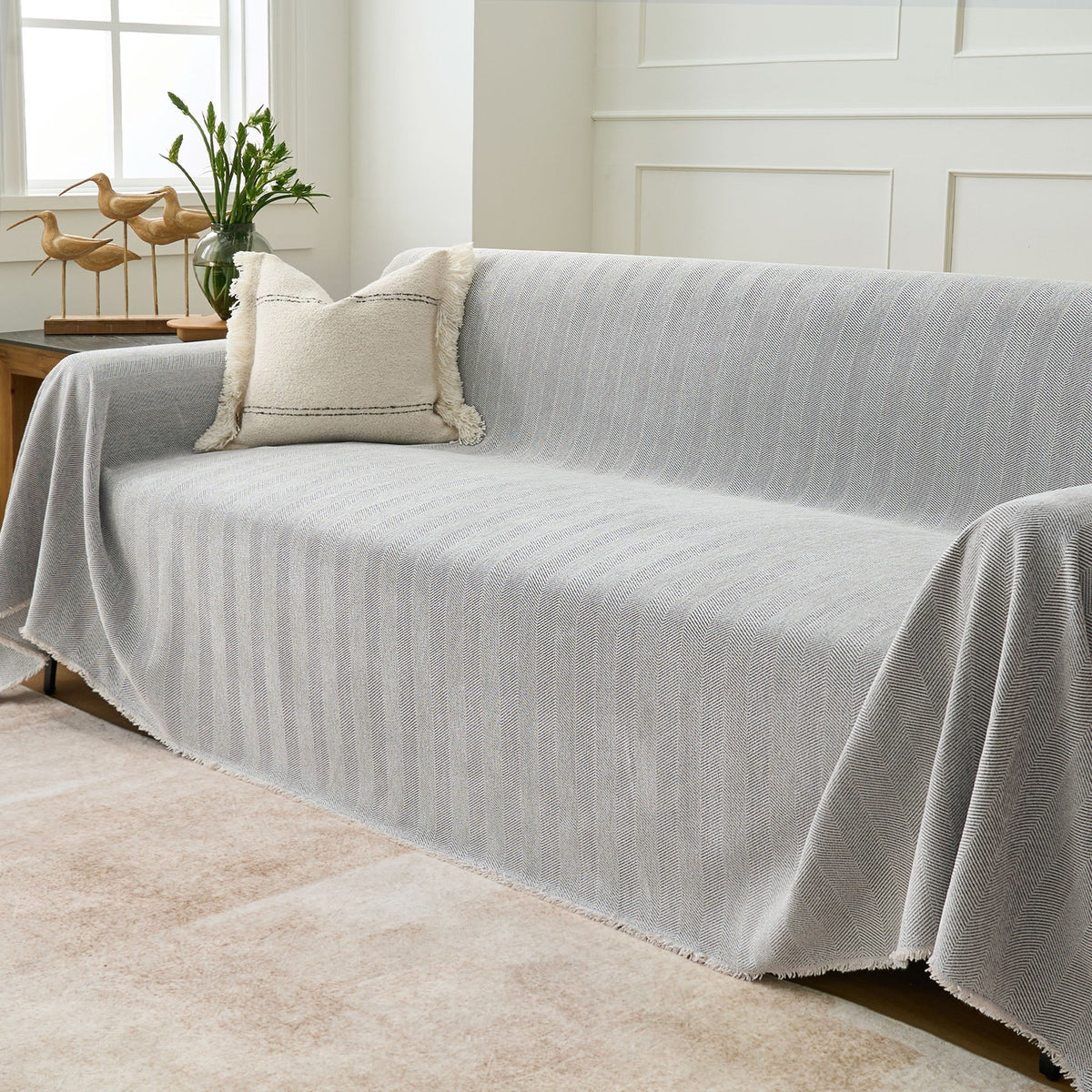 Herringbone Sofa Cover Pet Furniture Protector Couch Cover