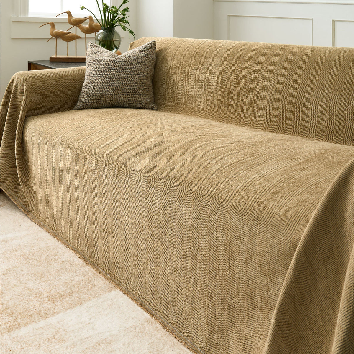 Herringbone Sofa Cover Pet Furniture Protector Couch Cover