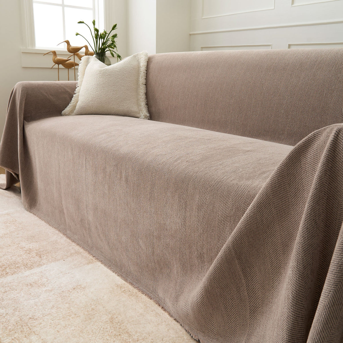 Herringbone Sofa Cover Pet Furniture Protector Couch Cover