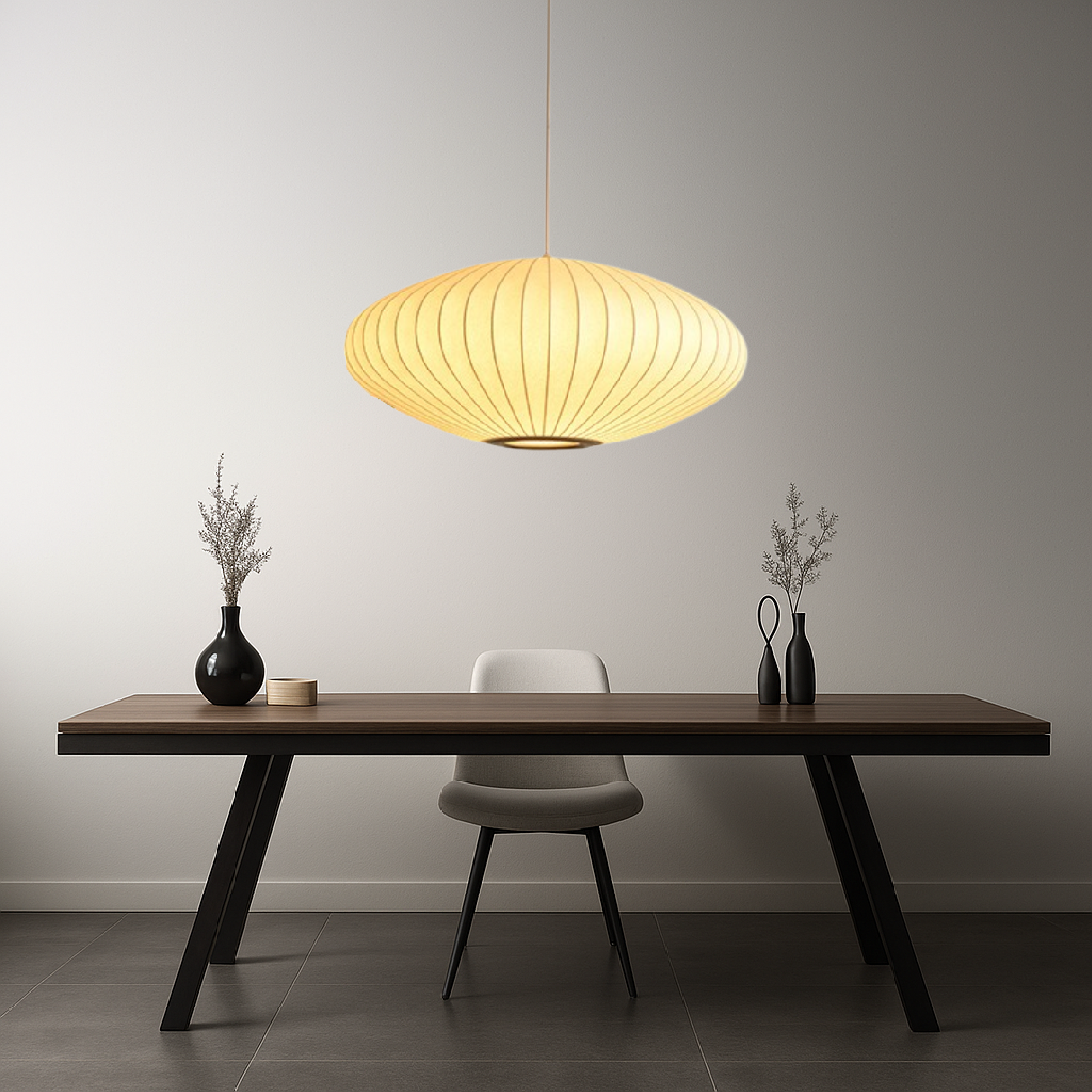 Sculptural Pendant Light E27 Five Sizes for Kitchen Islands