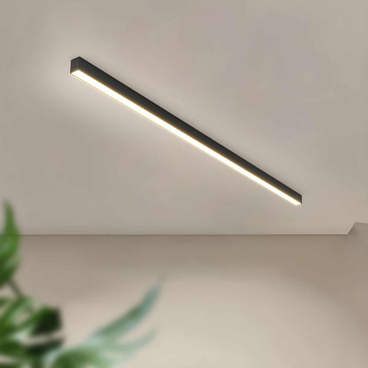 Linear LED Ceiling Light Flush Mount Fixture