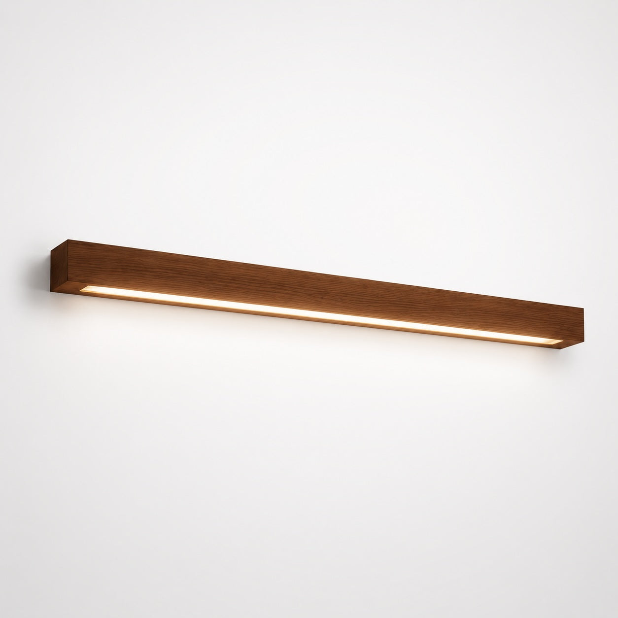 Linear Wood Wall Light with Integrated LED