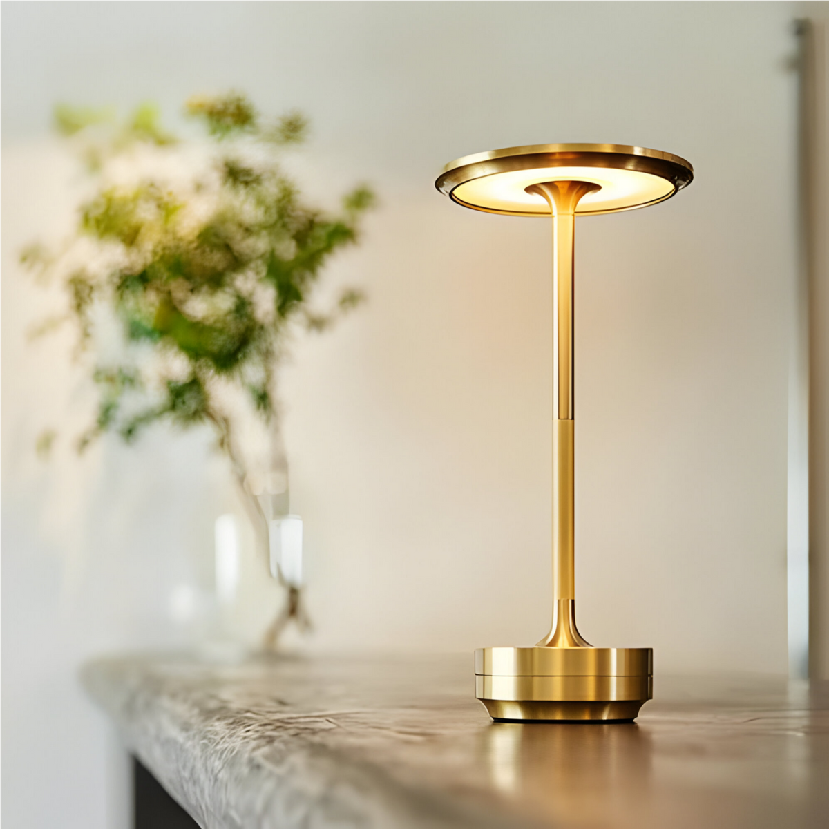 Table Lamp Wireless Rechargeable LED Dimmable Touch Cordless Bedside Dining