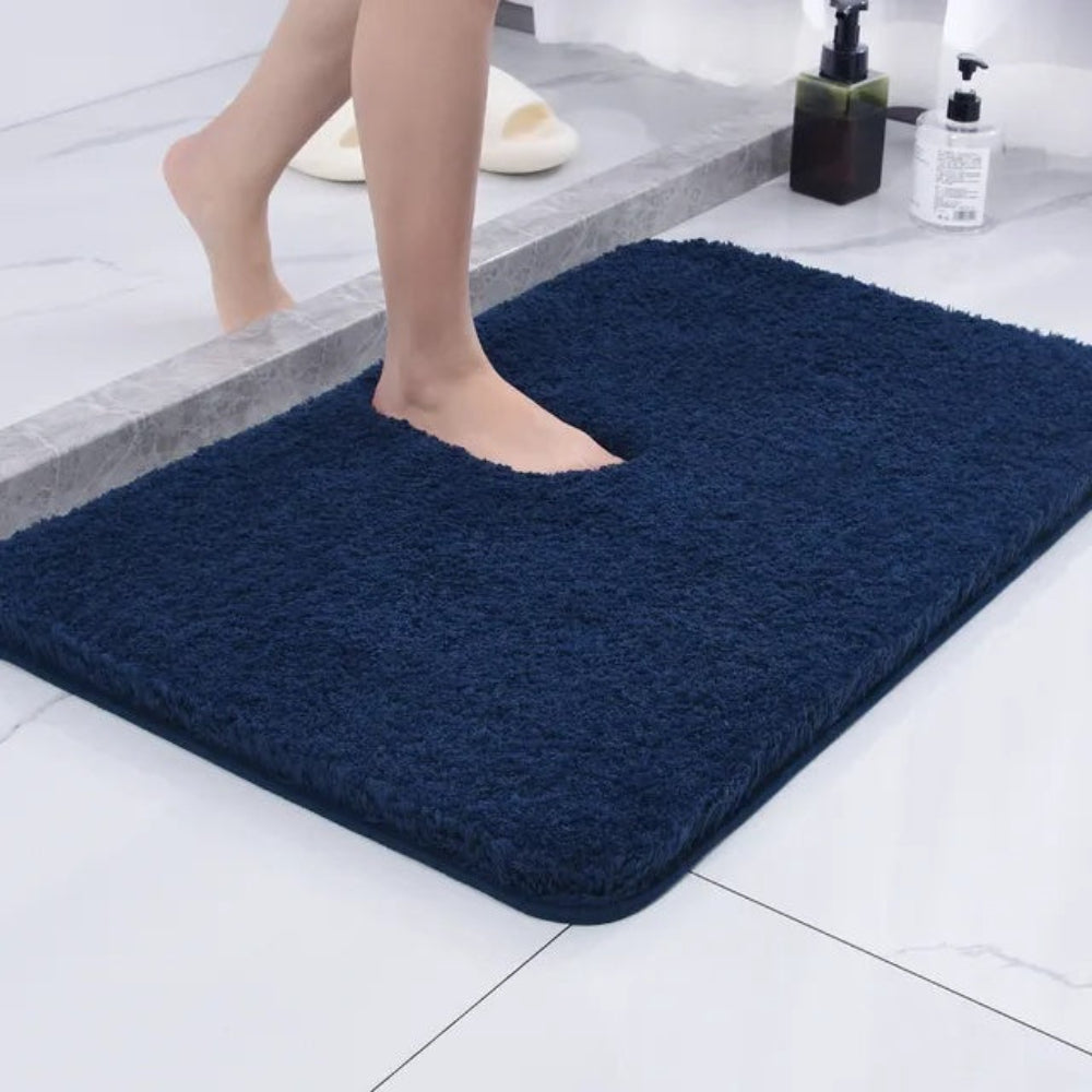 Microfibre Bath Rug with Non Slip Backing