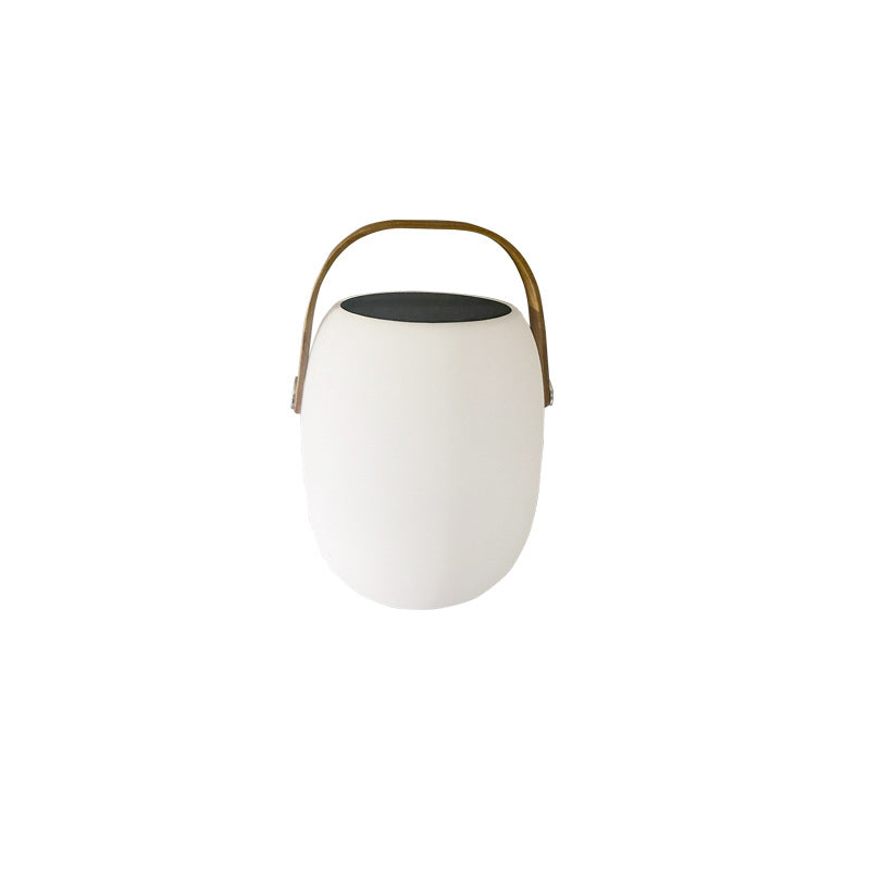 Solar Light Outdoor LED Portable Basket Lantern Waterproof IP65 Rechargeable Garden Camping