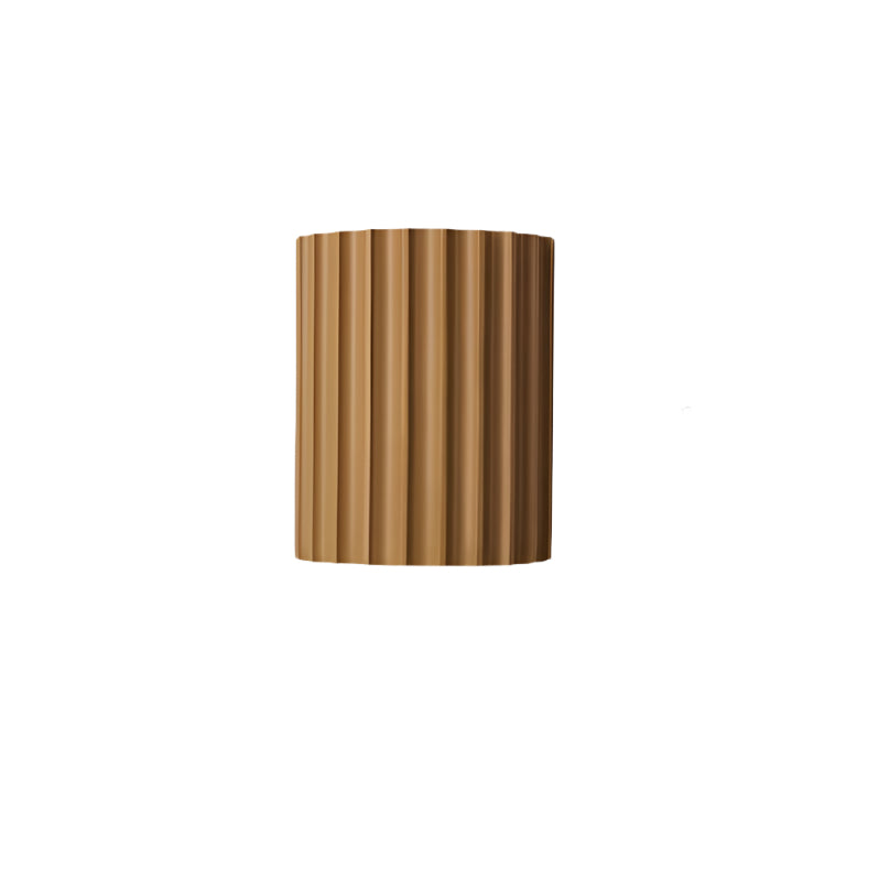 Wall Light Resin Plaster Shade Sculptural Minimalist Bedroom Hallway Reading