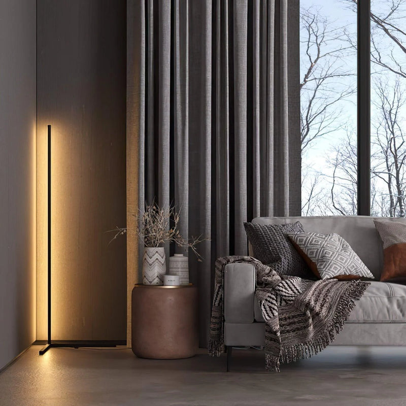 Floor Lamp LED Minimalist Corner Light RGB Remote Control Nordic Living Room Bedroom