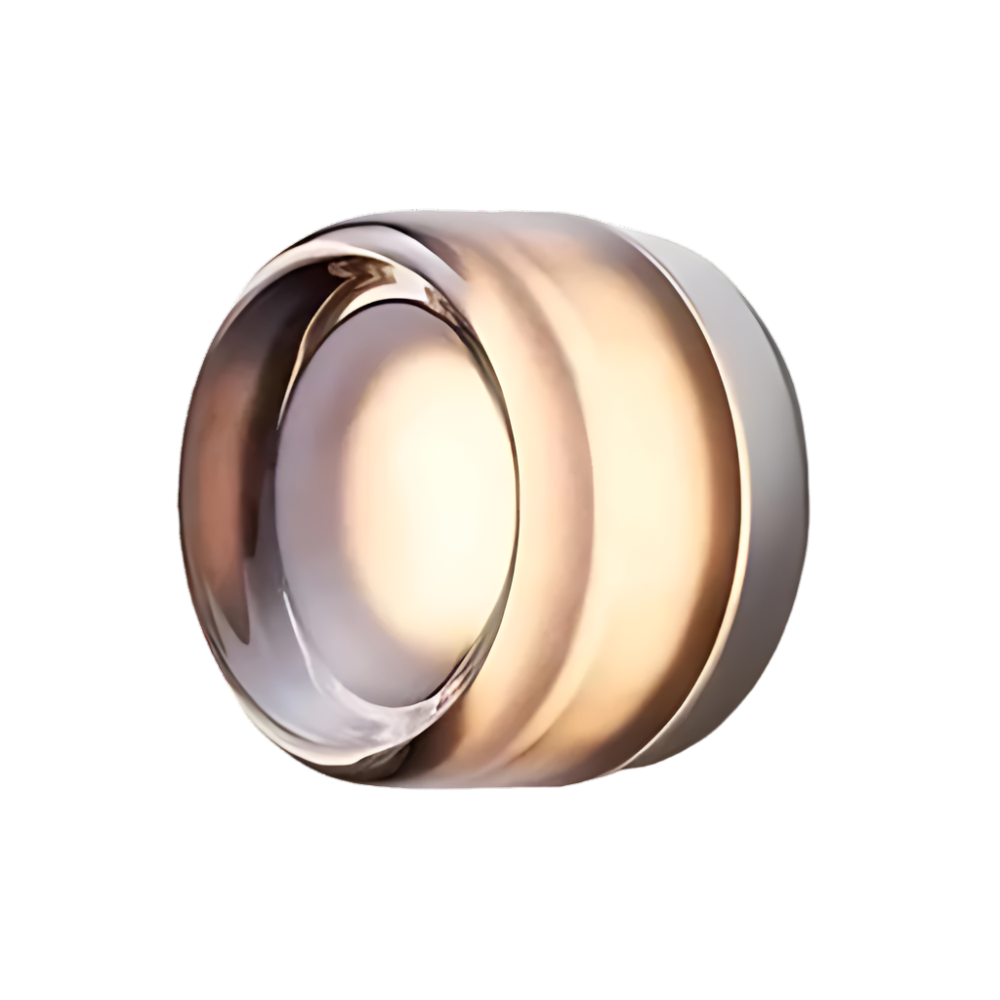 Wall Light LED Dimple Glass Dusk To Dawn Sensor Minimalist Bedroom Hallway