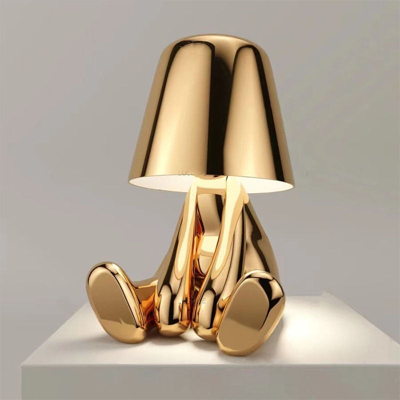 Rechargeable LED Table Lamp with Character Figurine Base