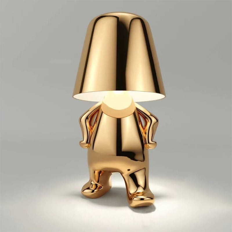 Rechargeable LED Table Lamp with Character Figurine Base