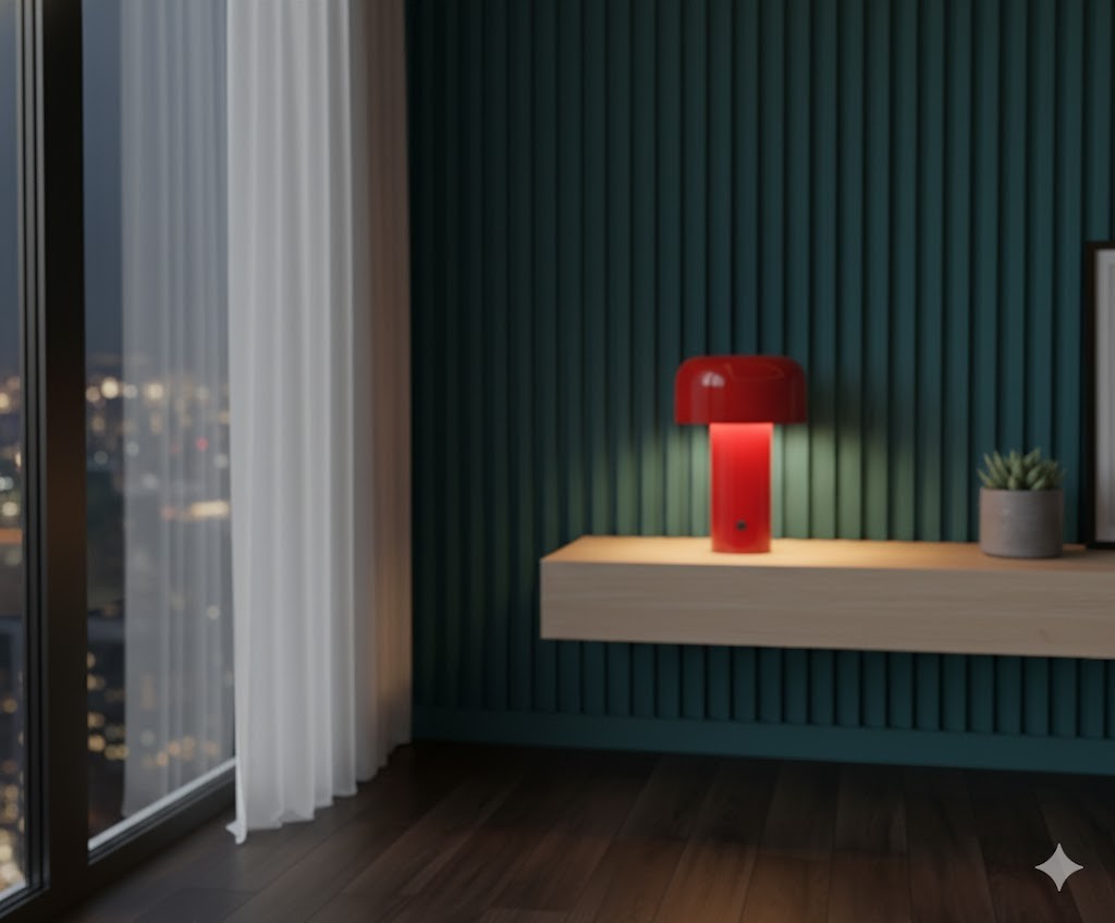 Rechargeable Mushroom Table Lamp