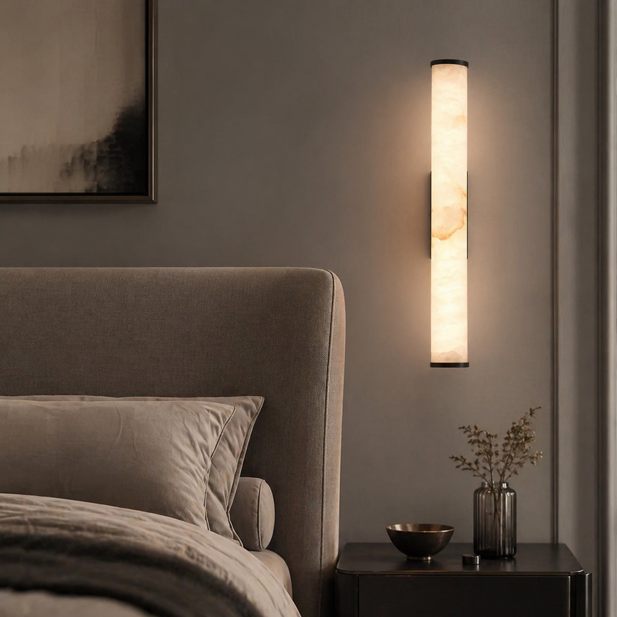 Resin Wall Sconce with Integrated LED