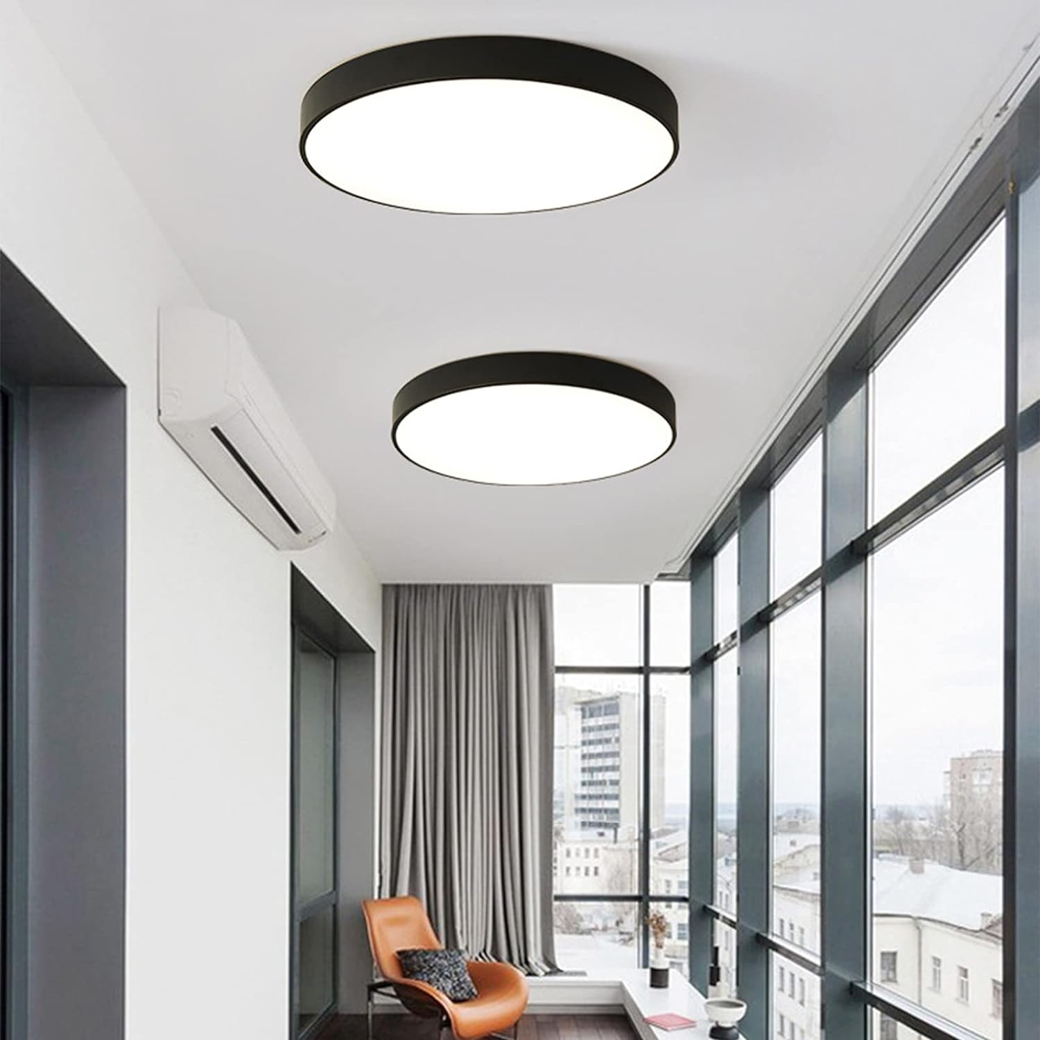 Round Flush Mount LED Ceiling Light