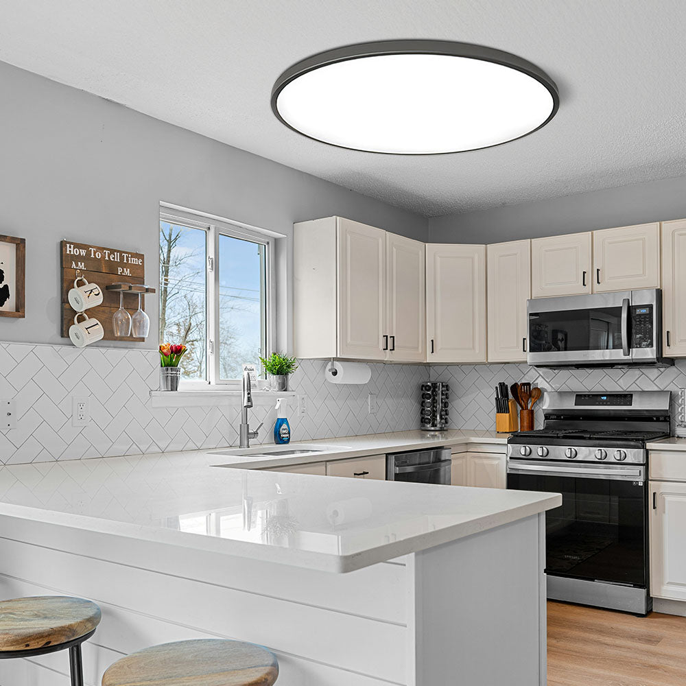 Round LED Flush Mount Ceiling Light