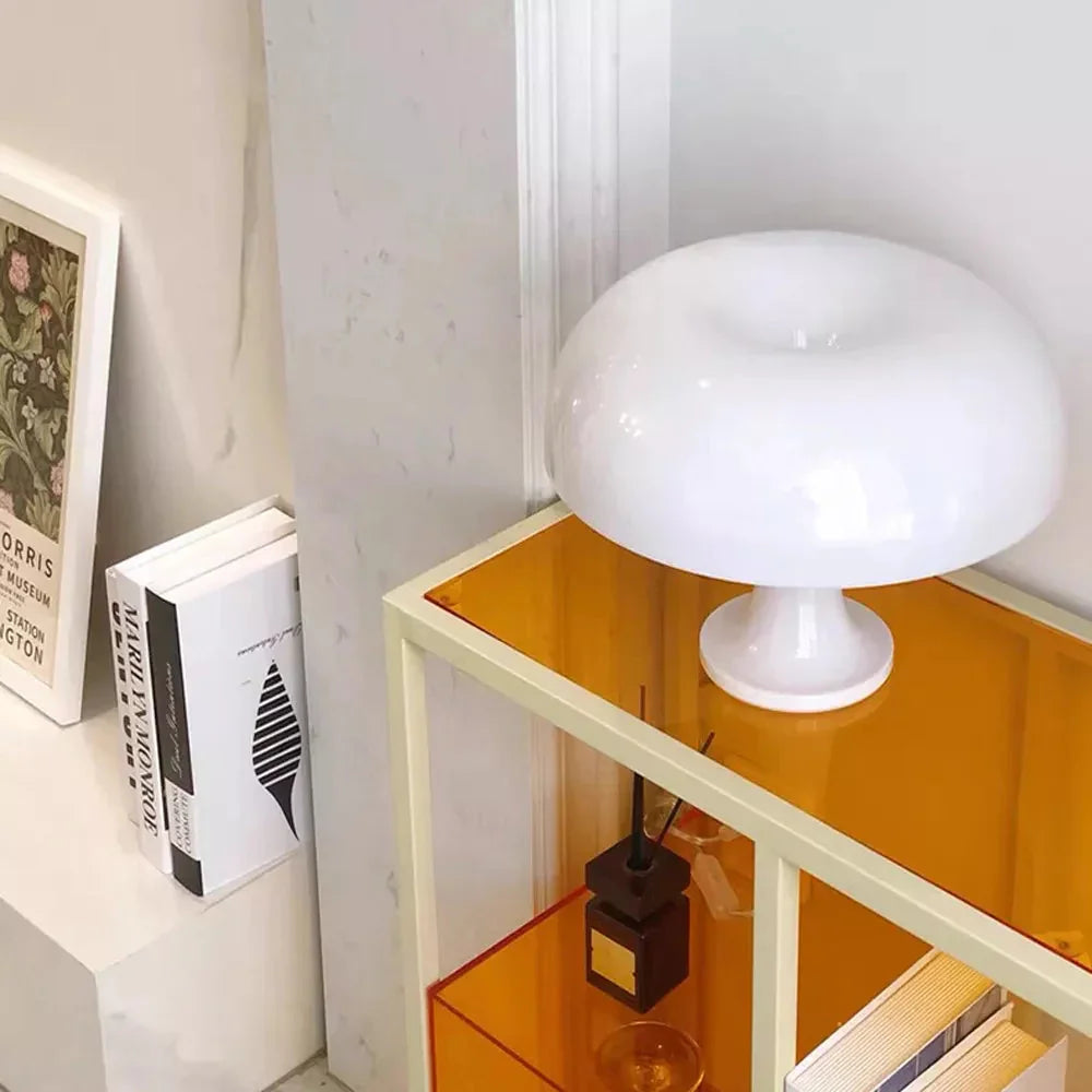 Mushroom Table Lamp E14 Retro Bedside and Desk Light