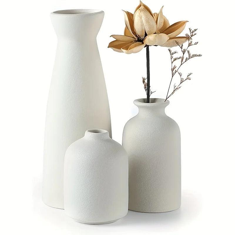 Speckled Ceramic Vase Set